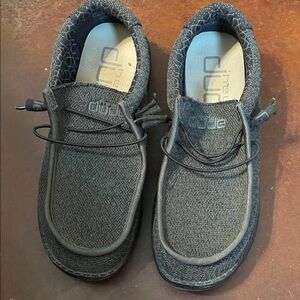 Hey Dude Men's Gray Loafers 10